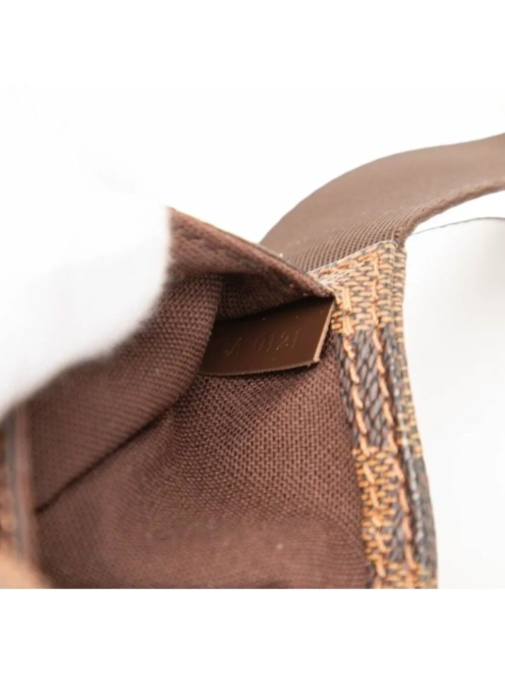Louis Vuitton Damier Geronimos Shoulder Bag Brown